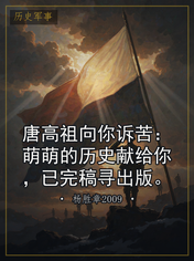 唐高祖向你诉苦：萌萌的历史献给你，已完稿寻出版。